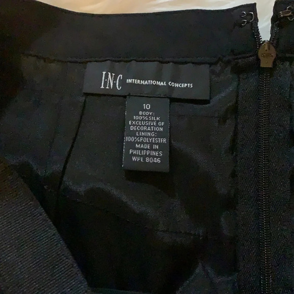 Women’s Inc International Concepts black skirt 10 - Picture 3 of 3
